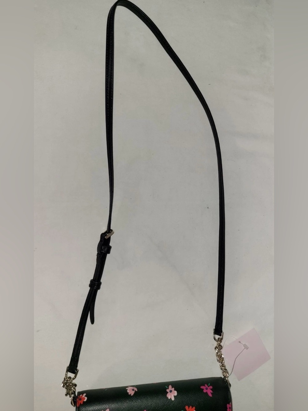 Kate Spade Staci Ditsy Buds Crossbody Bag Built-In Wallet Black Floral WLR00607 - Picture 9 of 16